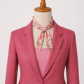 Georgette Scarf Pink floral scarf, 1500x1500