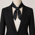 Satin Scarf Black animal print scarf, 1500x1500